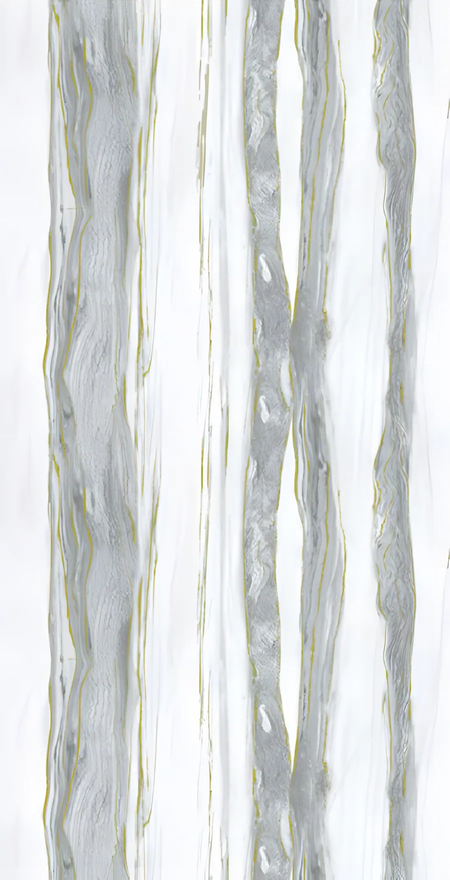 Textura de panel decorativo uPVC madera plateada para pared de interior