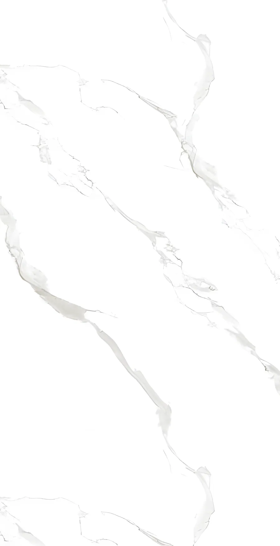Textura de panel decorativo uPVC mármol blanco suave con vetas grises delicadas para pared de interior