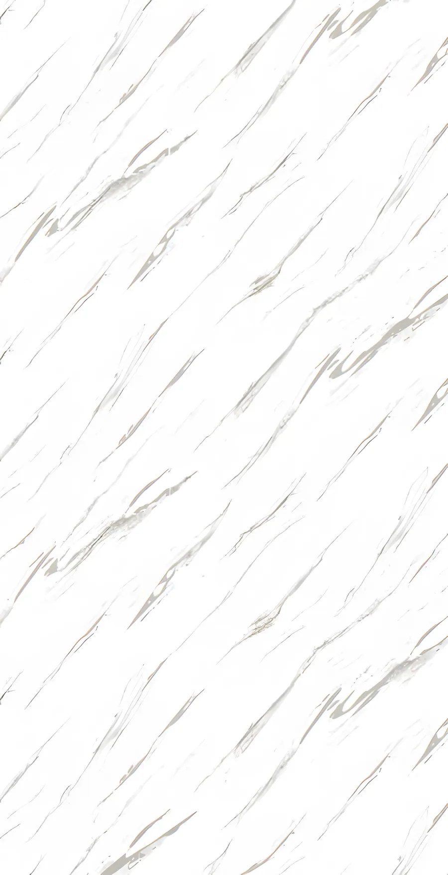 Textura de panel decorativo uPVC mármol blanco con vetas grises diagonales para pared de interior