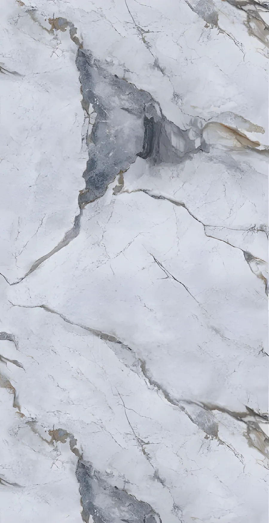 Textura de panel decorativo uPVC mármol gris claro con vetas profundas naturales para pared de interior